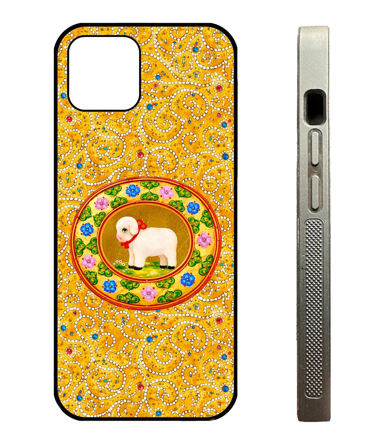 Lamb, catalogue.types.phone_case by Levan Margiani for Artiani. Color: Ornaments