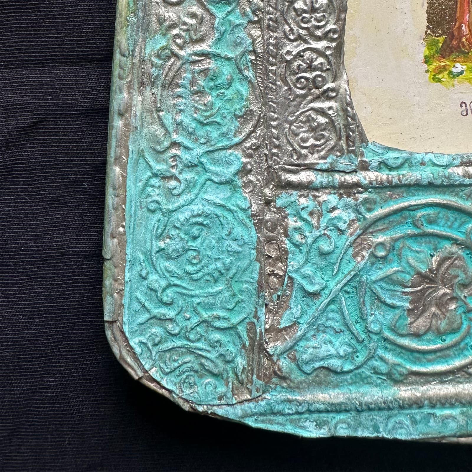 Good Shepherd, Painting by Levan Margiani for Artiani. Color: Original. Size: 13.5x14. Image 2