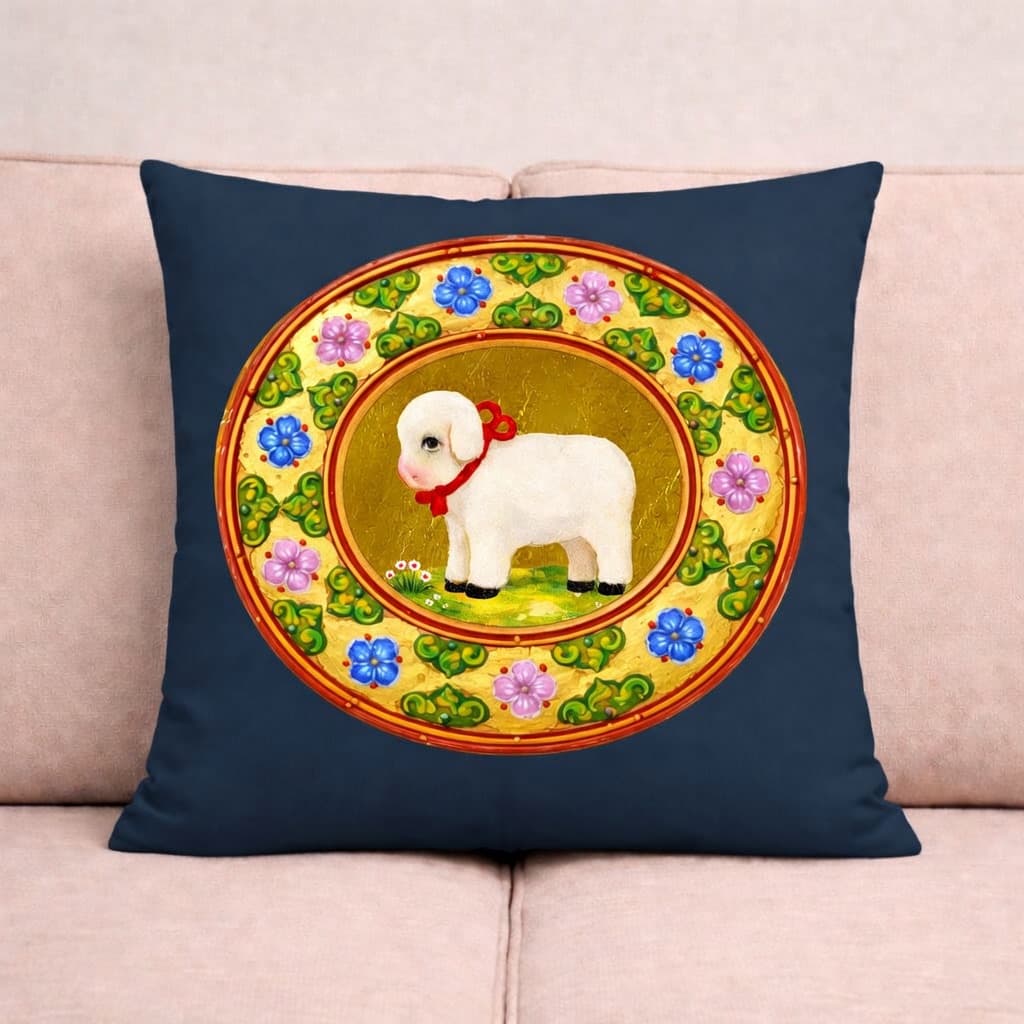 Lamb, Pillow by Levan Margiani for Artiani