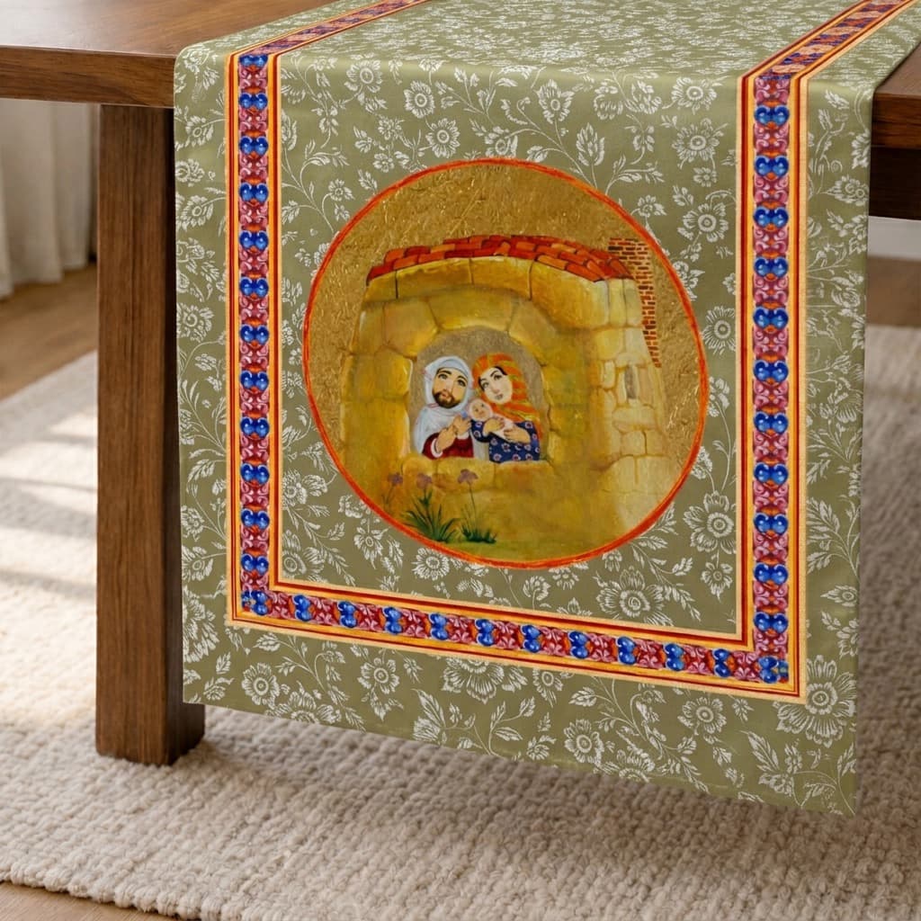 Family, Table Runner by Levan Margiani for Artiani